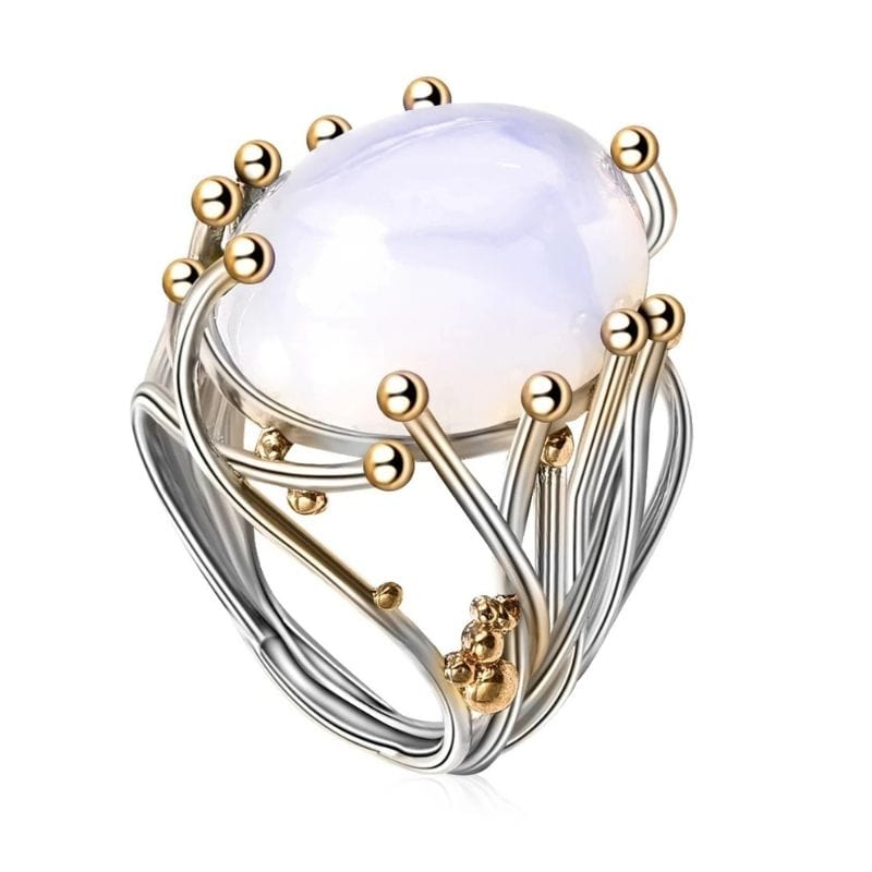 Bague Pierre De Lune Lithothérapie