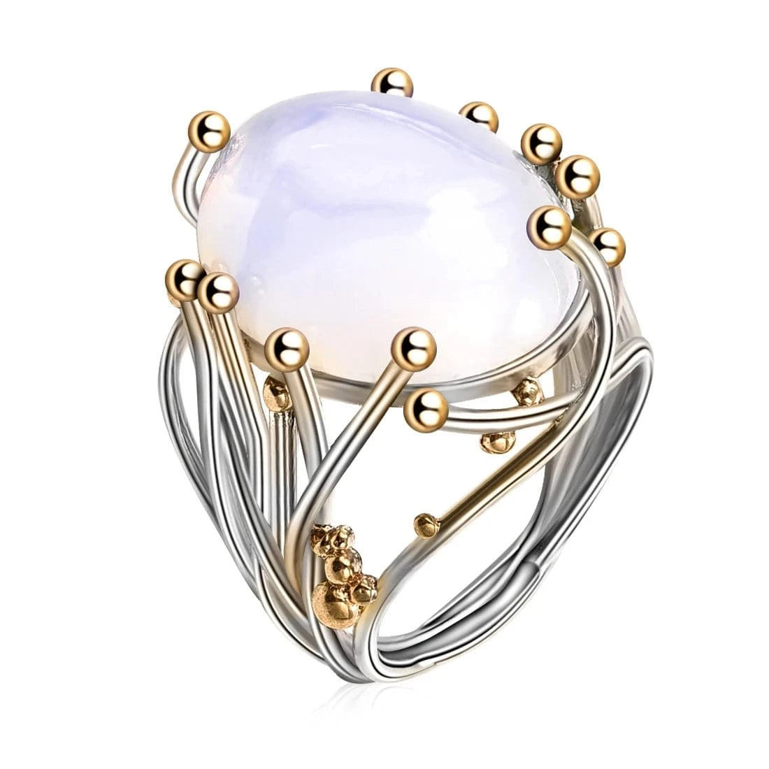 Bague Pierre De Lune Lithothérapie