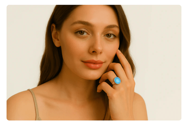 bague pierre de lune