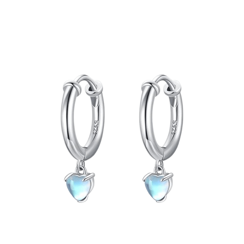 Boucles d'Oreilles Pierre de Lune Grossesse