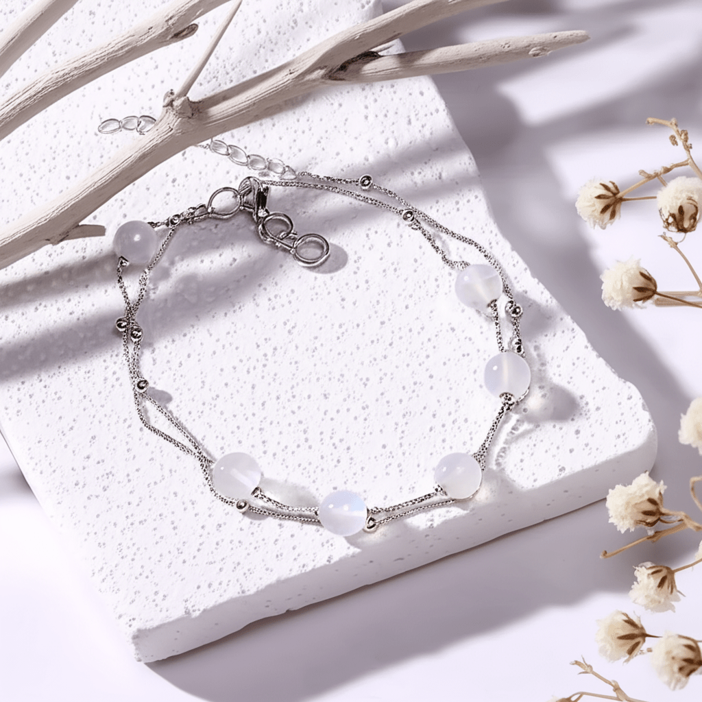 Bracelet Cheville Pierre De Lune