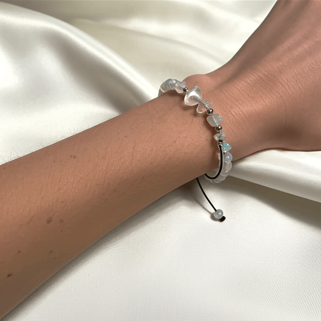 Bracelet Cordon Pierre de Lune