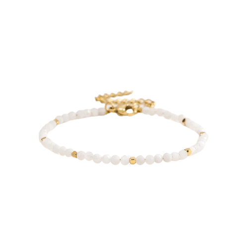 Bracelet Fossil Pierre de Lune