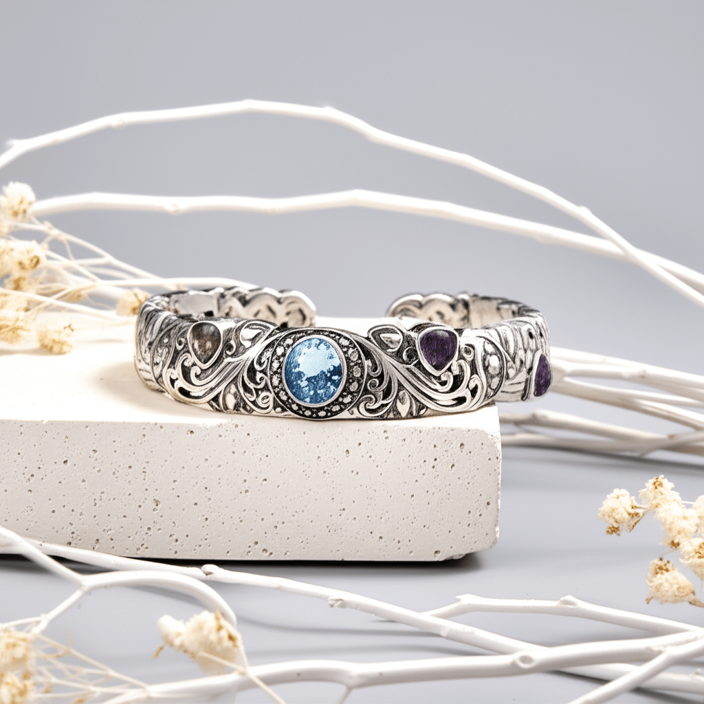 Bracelet Jonc Pierre De Lune