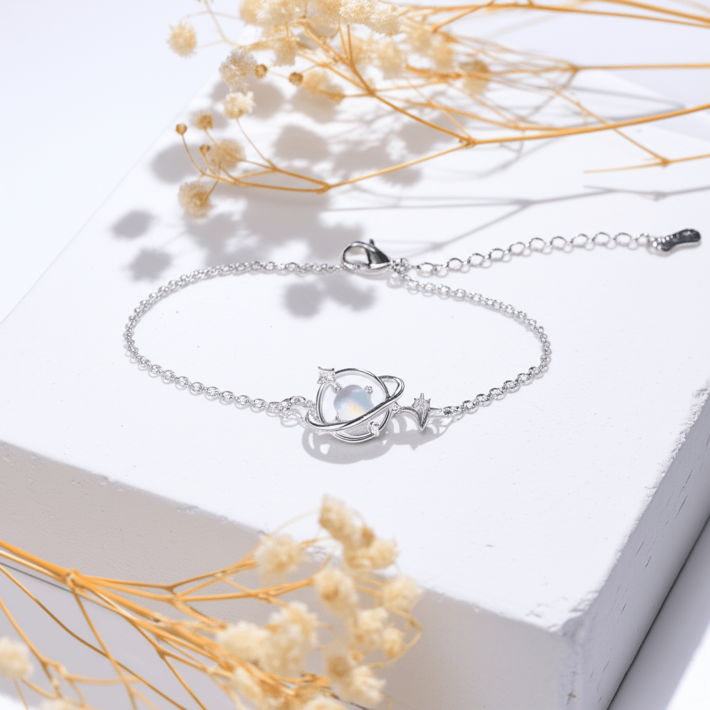 Bracelet Pierre De Lune Bleu