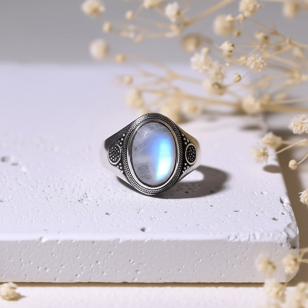 Chevalière Pierre De Lune