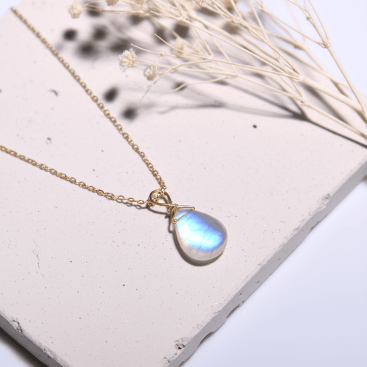 Collier Goutte Pierre De Lune