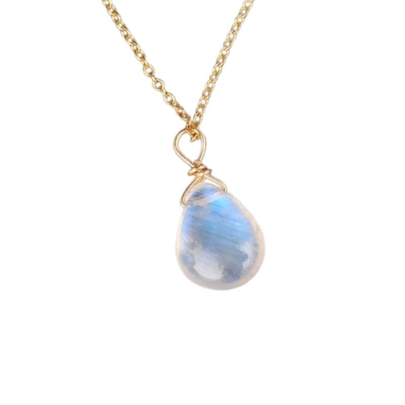 Collier Goutte Pierre De Lune