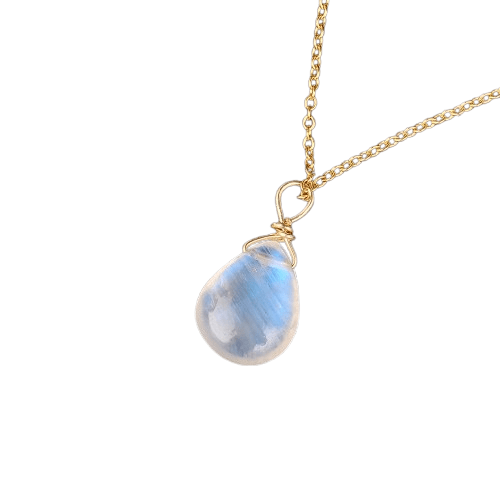 Collier Goutte Pierre De Lune