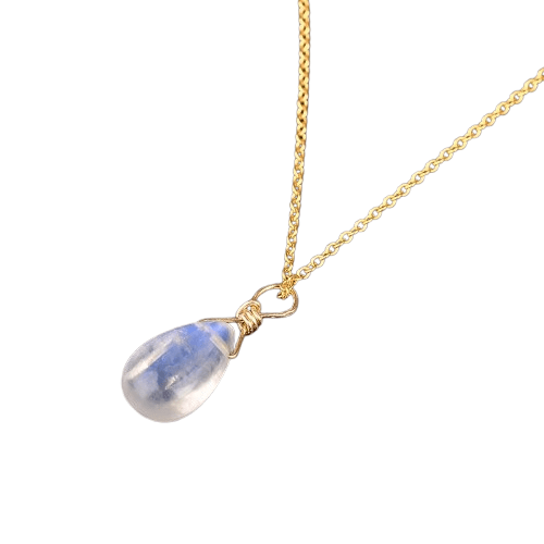 Collier Goutte Pierre De Lune