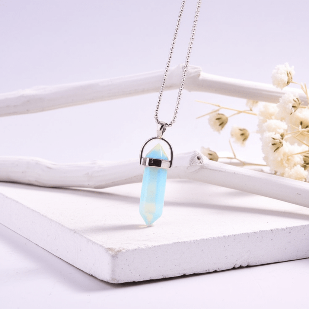 Collier Pendule Pierre de Lune