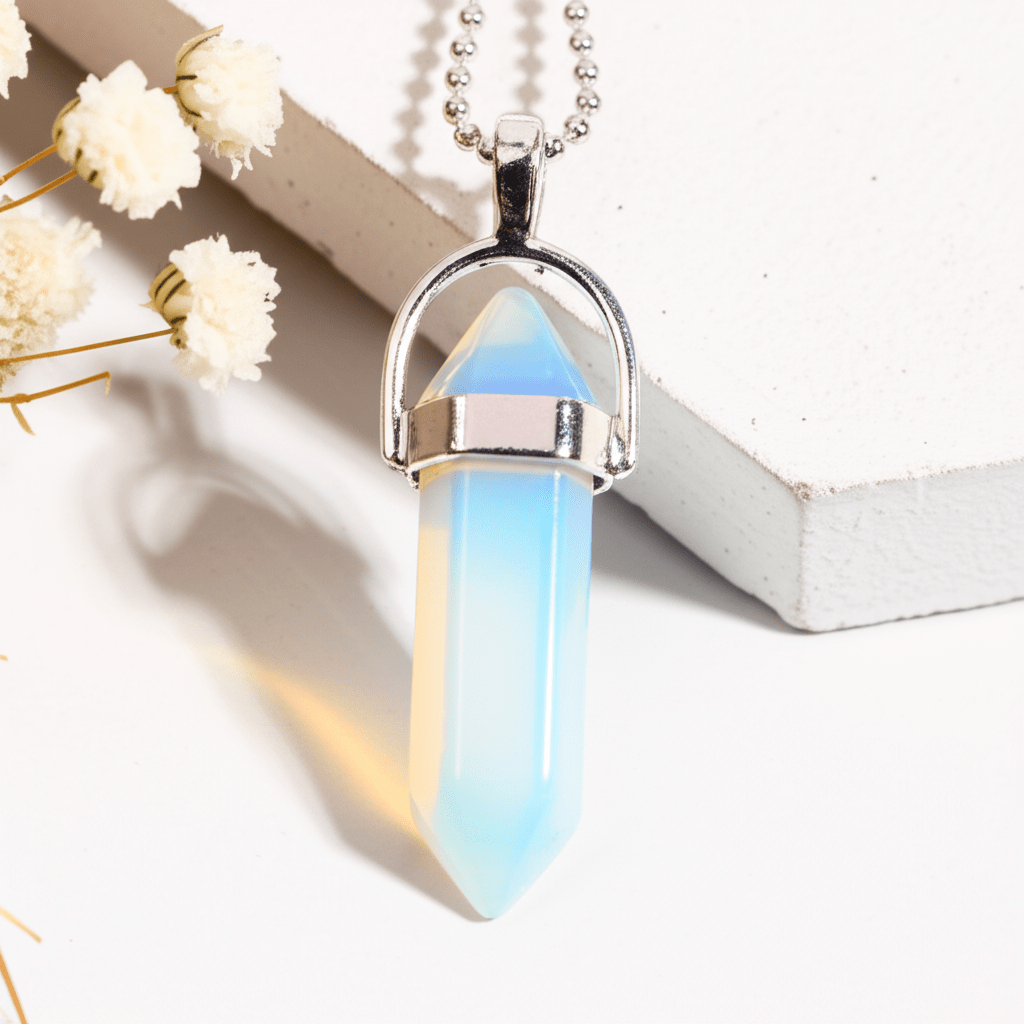 Collier Pendule Pierre de Lune