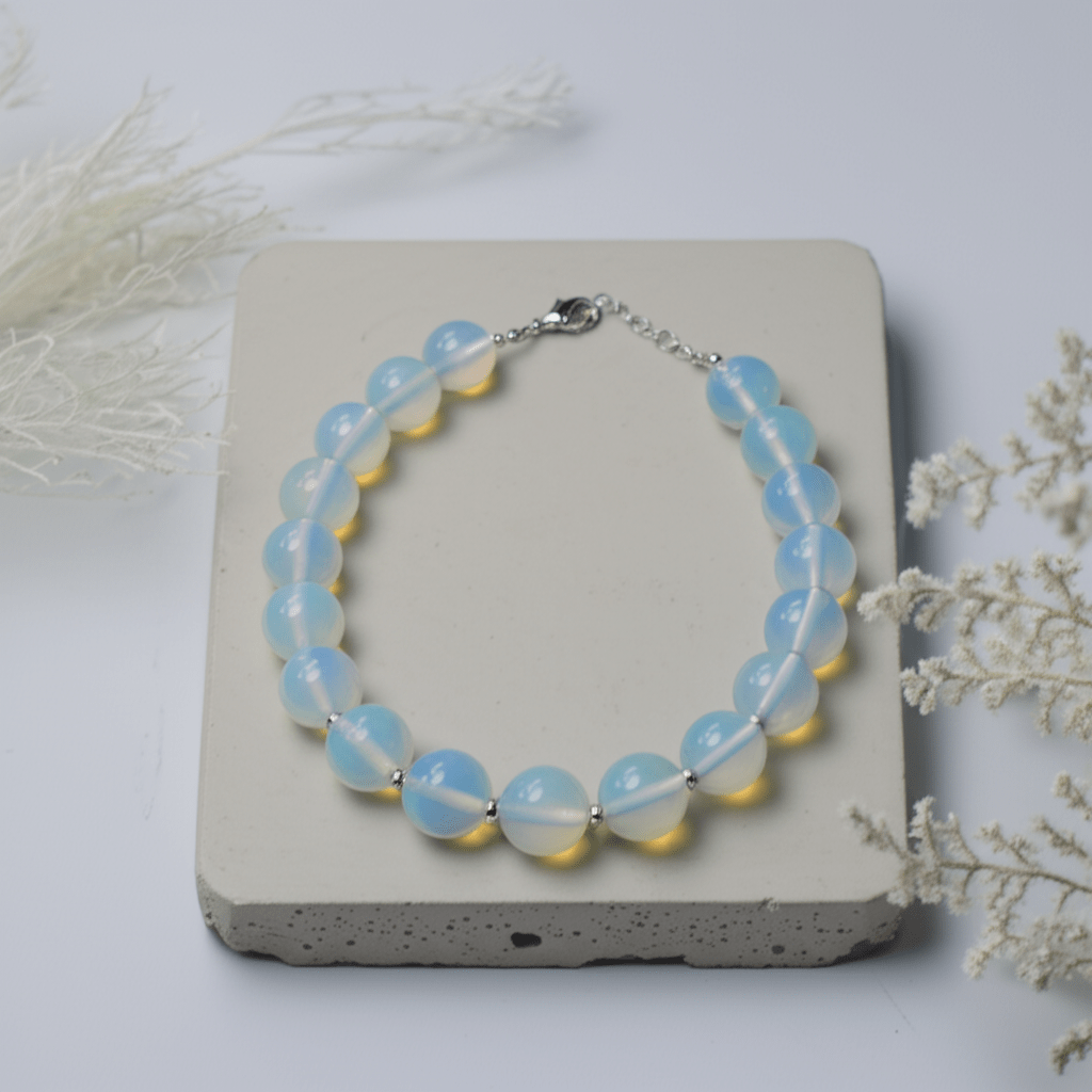 Collier Perle de Lune Arc en Ciel