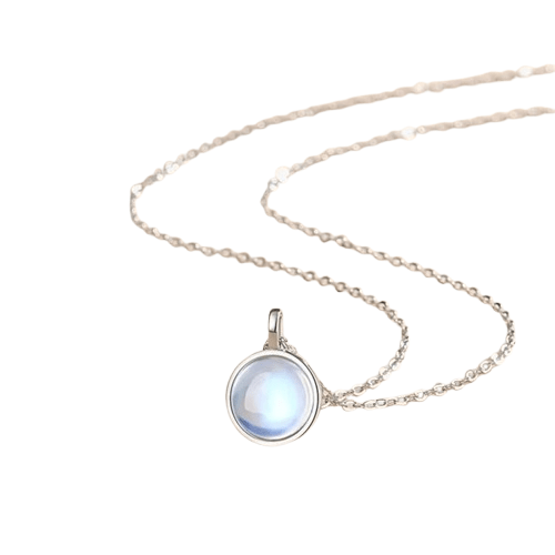 Collier Pierre De Lune Bleu
