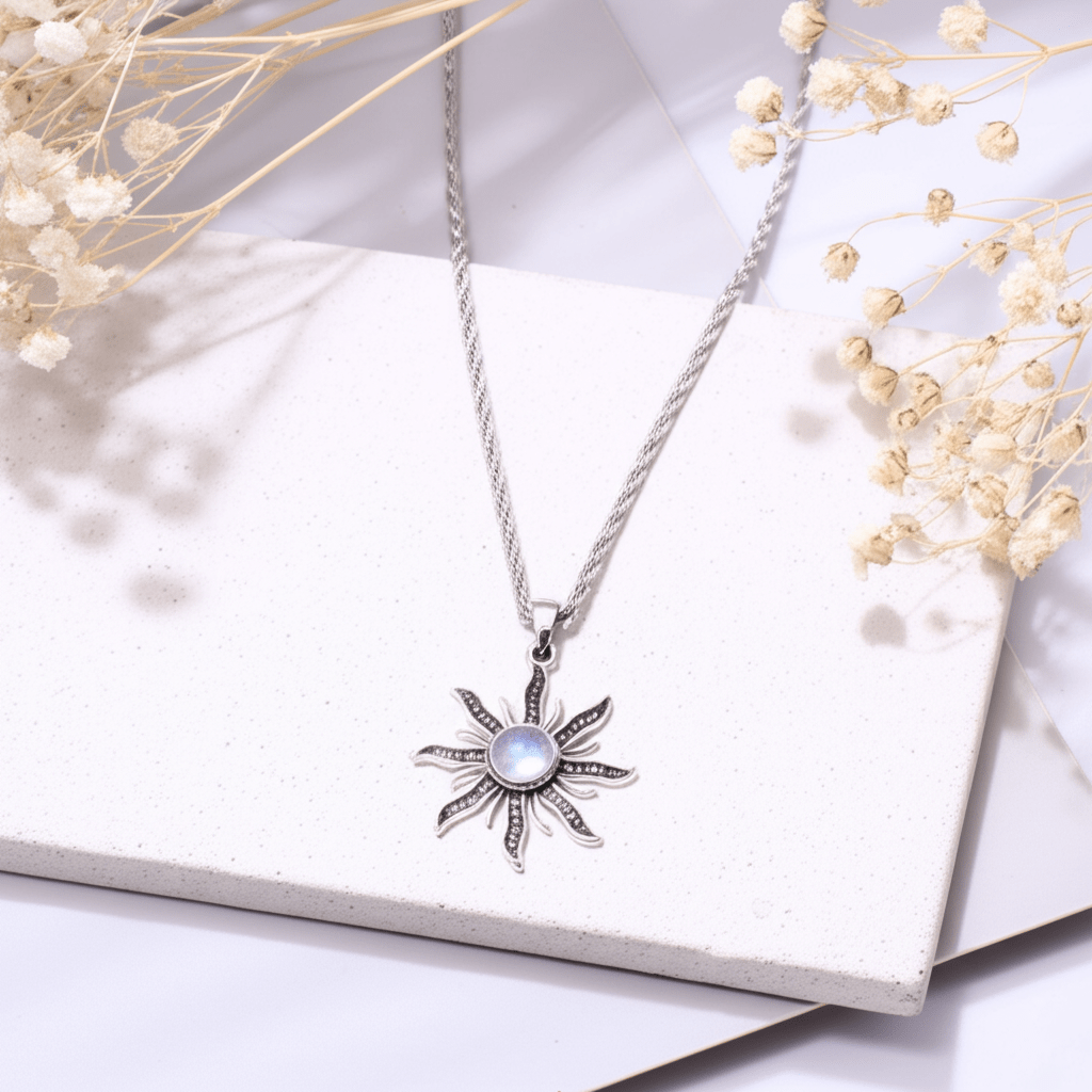 Collier Pierre De Lune Homme