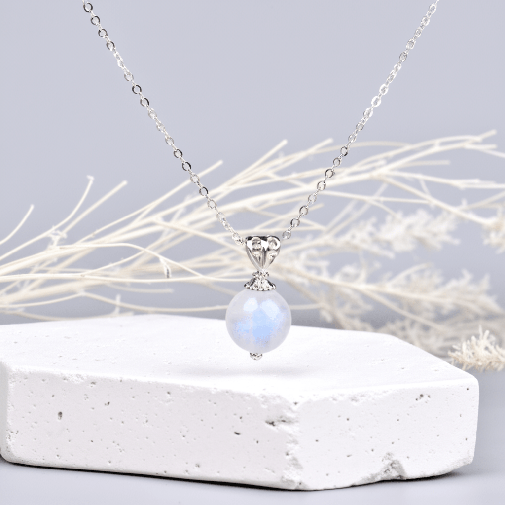 Collier Pierre De Lune Naturelle