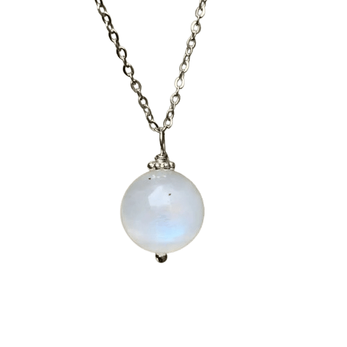 Collier Pierre De Lune Naturelle