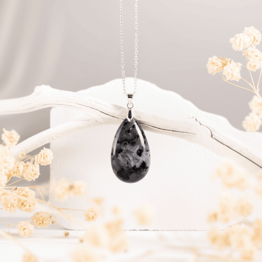 Collier Pierre De Lune Noire