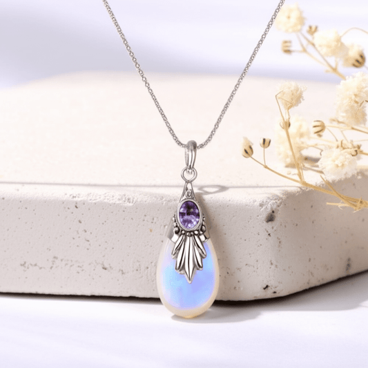 Pendentif Goutte Pierre de Lune