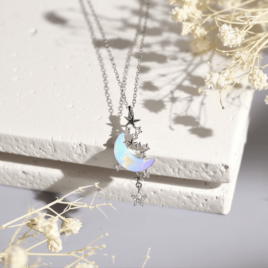 Pendentif Pierre De Lune Arc En Ciel