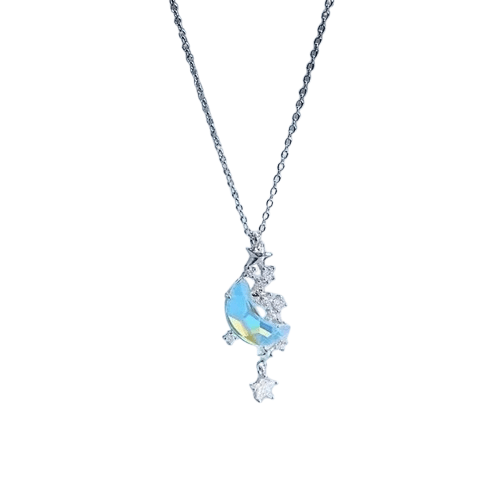 Pendentif Pierre De Lune Arc En Ciel