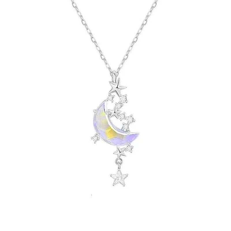 Pendentif Pierre De Lune Arc En Ciel