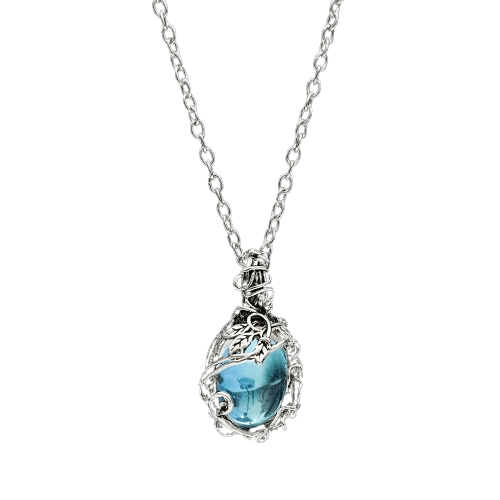 Pendentif Pierre De Lune Bleue