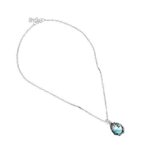 Pendentif Pierre De Lune Bleue