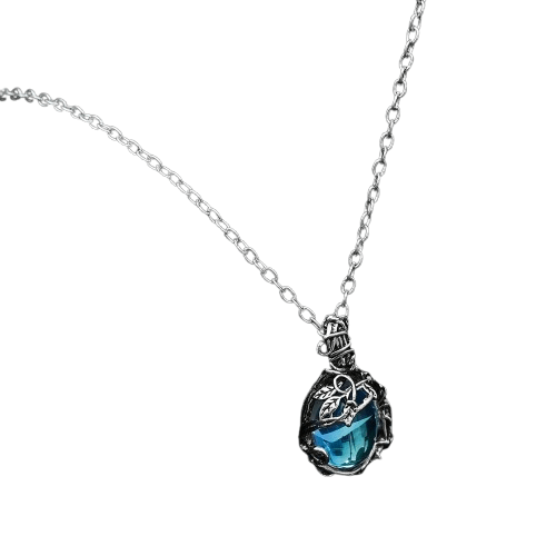 Pendentif Pierre De Lune Bleue