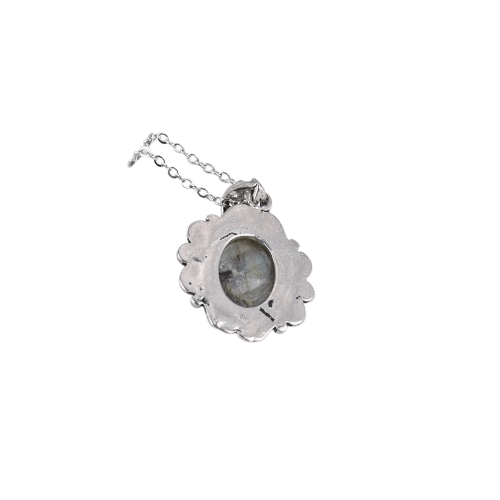 Pendentif Pierre De Lune Noire