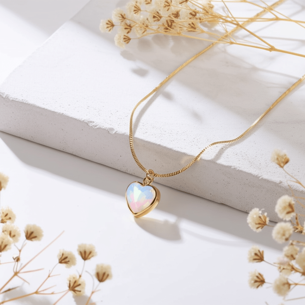 Pendentif Pierre De Lune Or