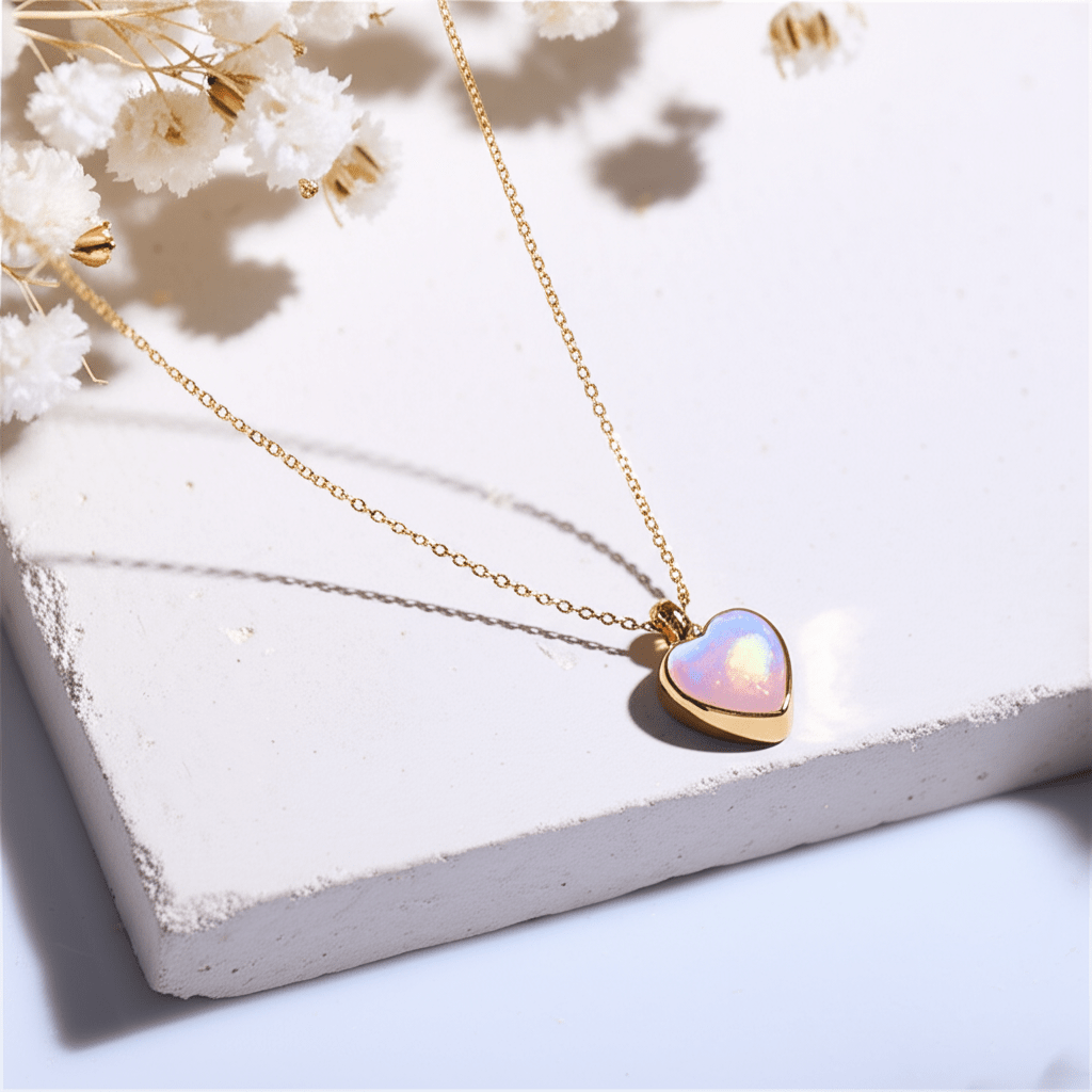 Pendentif Pierre De Lune Or