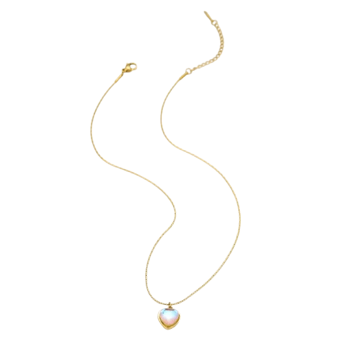 Pendentif Pierre De Lune Or