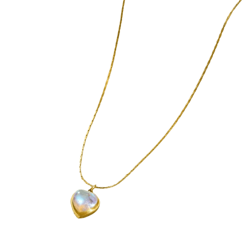 Pendentif Pierre De Lune Or