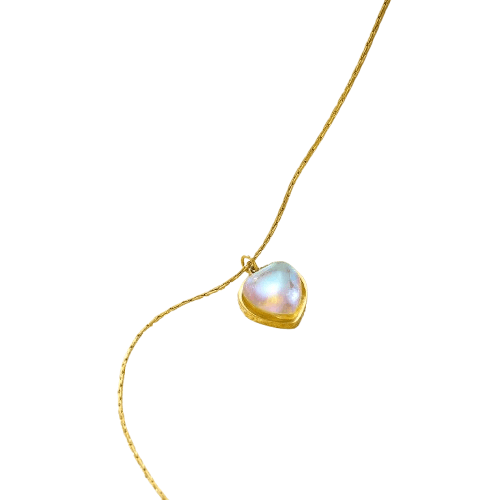 Pendentif Pierre De Lune Or