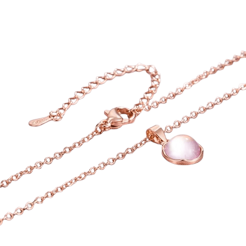 Pendentif Pierre de Lune Rose