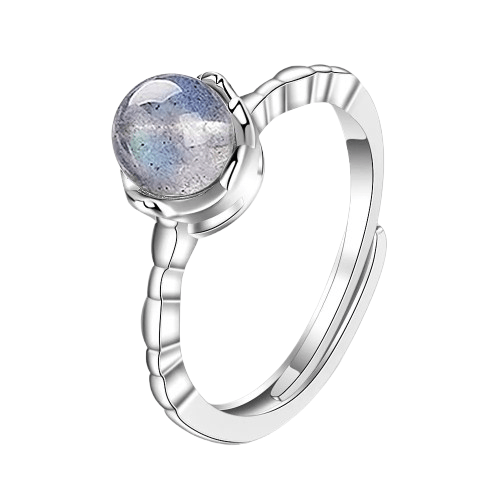 Bague Ajustable Pierre De Lune