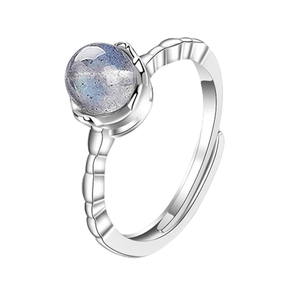 Bague Ajustable Pierre De Lune