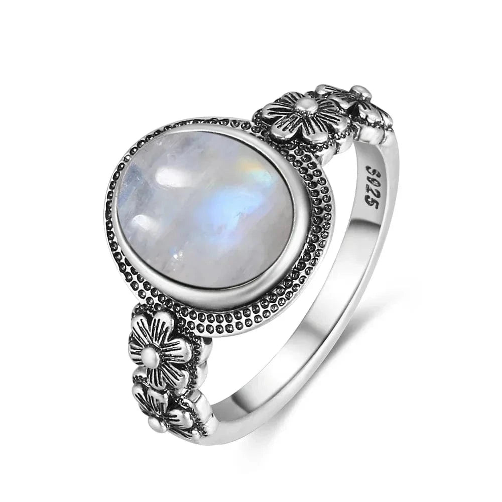 Bague Pierre De Lune Argent 925