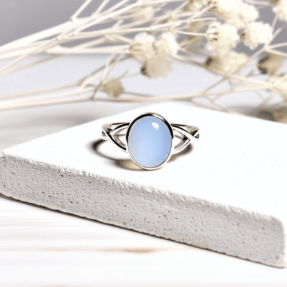 Bague Pierre De Lune Bleue