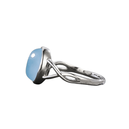 Bague Pierre De Lune Bleue