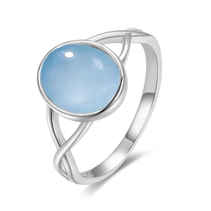 Bague Pierre De Lune Bleue