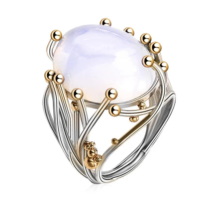 Bague Pierre De Lune Lithothérapie