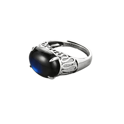 Bague Pierre De Lune Noire
