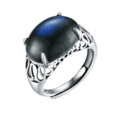 Bague Pierre De Lune Noire