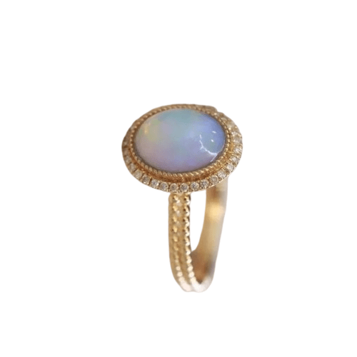 Bague Pierre de Lune Or