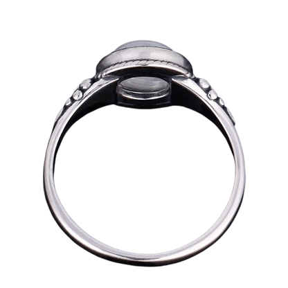Bague Pierre De Lune Ronde