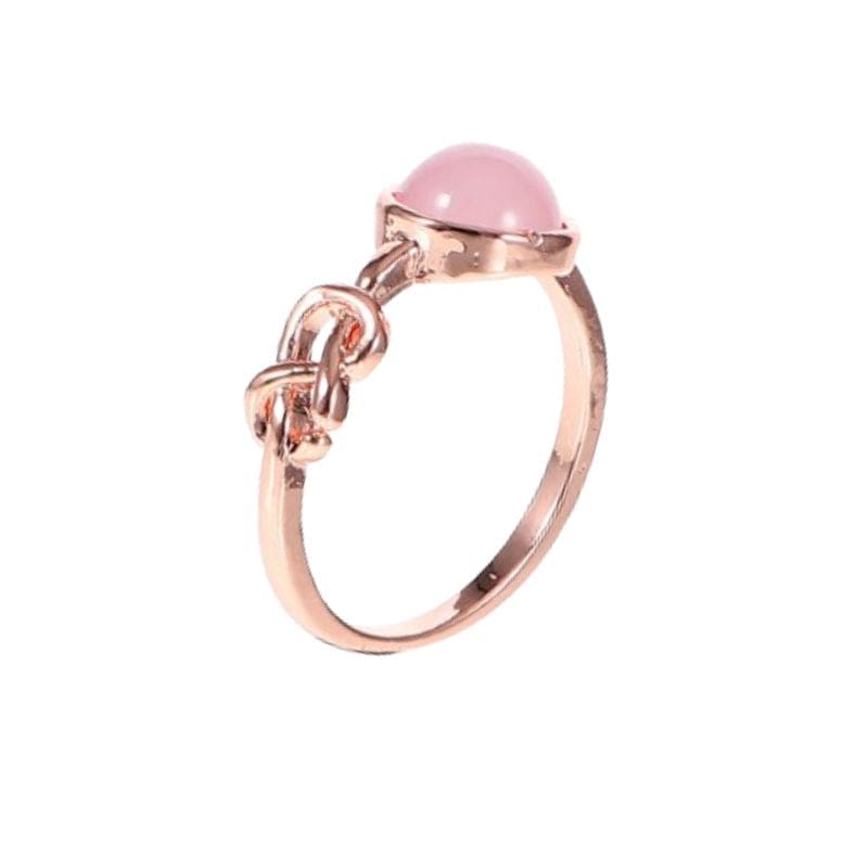 Bague Pierre de Lune Rose