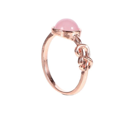 Bague Pierre de Lune Rose