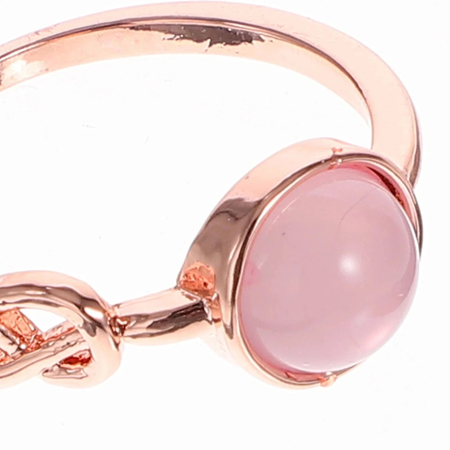 Bague Pierre de Lune Rose